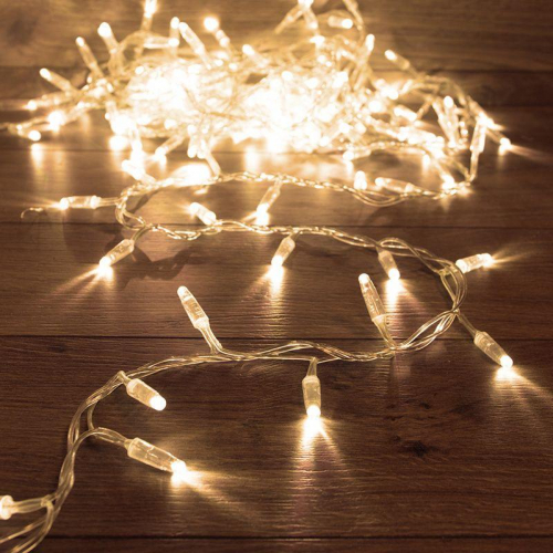 Гирлянда светодиодная "Кластер" 10м 200LED тепл. бел. 16Вт IP65 провод ПВХ прозр. (нужен шнур питания 303-500-1) Neon-Night 303-636 Гирлянда светодиодная "Кластер" 10м 200LED тепл. бел. 16Вт IP65 провод ПВХ прозр. (нужен шнур питания 303-500-1) Neon-Night 303-636