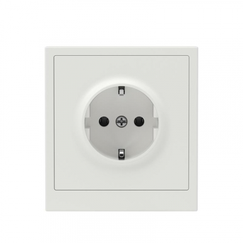 Розетка силовая KANT 2P+E без шторки бел. песок DKC 7010033 фото 6 Розетка силовая KANT 2P+E без шторки бел. песок DKC 7010033 фото 6