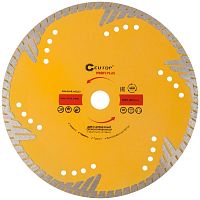 Диск отрезной алмазный сегментный ПРОФИ ПЛЮС/Profi Plus 230х3.0х8.3х22.2мм с защитными секторами Cutop 67-416