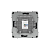 Розетка компьютерная 1-м KANT RJ45 кат.5E без шторки черн. уголь DKC 7012663