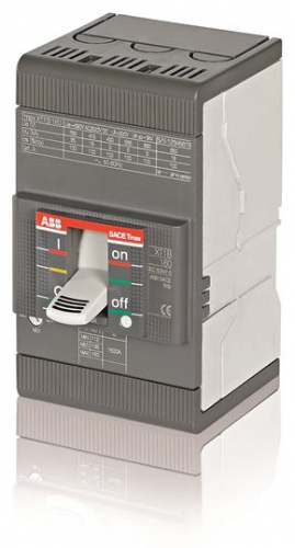 Выключатель автоматический 3п XT1C 160 TMD 40-450 3p F F ABB 1SDA067393R1 Выключатель автоматический 3п XT1C 160 TMD 40-450 3p F F ABB 1SDA067393R1