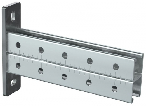 Консоль STRUT двойная 41х41 осн.300 сталь HDZ гор. оцинк. IEK CLM50D-CSD-41-41-03-HDZ Консоль STRUT двойная 41х41 осн.300 сталь HDZ гор. оцинк. IEK CLM50D-CSD-41-41-03-HDZ