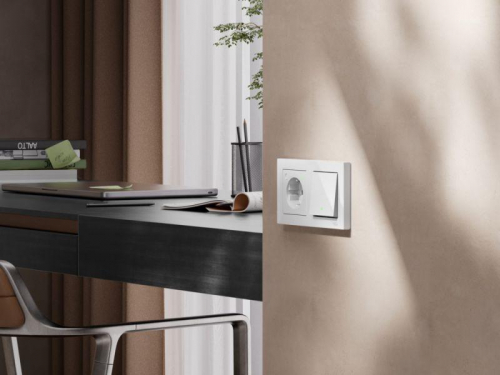 Розетка AtlasDesign Smart 16А L+N с заземл. защ. шторки Zigbee механизм бел. SE ATN000145Z фото 5
