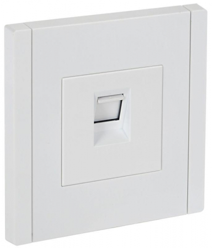 Розетка компьютерная RJ45 кат.6 FORTE&PIANO FP231 бел. IEK FP-K10-2-K01