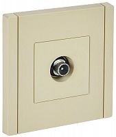 Розетка TV проходная FORTE&PIANO FP429 ваниль IEK FP-A10-P-K10