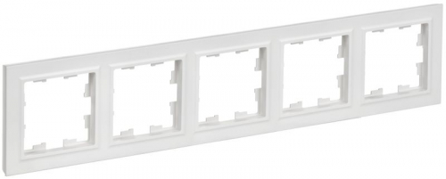 Рамка 5-м BRITE РУ-5-БрАБ арктич. бел. IEK BR-M52-K91 Рамка 5-м BRITE РУ-5-БрАБ арктич. бел. IEK BR-M52-K91