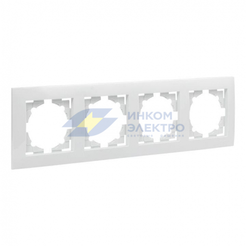 Рамка 4-м Валенсия бел. PROxima EKF EWM-G-304-10