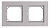 Рамка 2-м AtlasDesign Aqua IP44 алюм. SE ATN440302