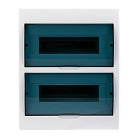 Бокс ЩРН-П-24 IP41 пластик. бел. Rexant 11-0324