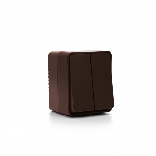 Выключатель 2-кл. ОП AtlasDesign PROFI IP54 10AX корич. SE ATN546051 фото 4 Выключатель 2-кл. ОП AtlasDesign PROFI IP54 10AX корич. SE ATN546051 фото 4
