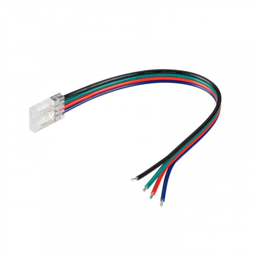 Коннектор COB-RGB-10mm-4pin-STW-L150 Лента-Провод Arlight 042064 Коннектор COB-RGB-10mm-4pin-STW-L150 Лента-Провод Arlight 042064
