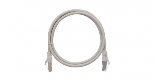 Патч-корд S/FTP 4 пары кат.6 (класс E) 250МГц 2хRJ45/8P8C BC (чистая медь) 26AWG (7х0.165мм) LSZH нг(А)-HFLTx сер. 5м NIKOMAX NMC-PC4SE55B-050-C-GY