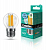 Лампа светодиодная филаментная LED12-G45-FL/845/E27 12Вт шар прозрачная 4500К бел. E27 207-244В Camelion 13715
