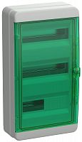 Корпус КМПн-36 TEKFOR IP65 зел. прозр. дверь пластик. IEK TF5-KP72-N-36-65-K03-K06