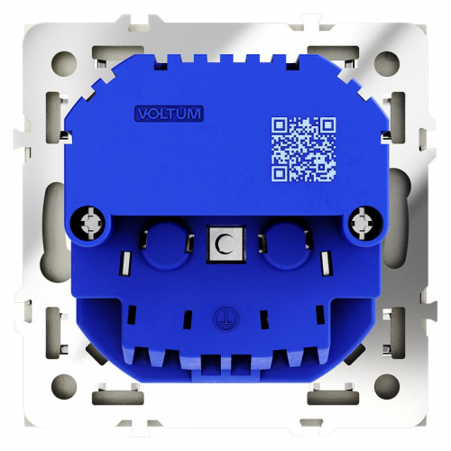 Розетка 1-м СП S70 16А с USB A+С с заземл. защ. шторки механизм шелк Voltum VLS040504 фото 4