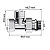 Набор термостатический прямой Design 1/2дюйм М30х1.5 хром Royal Thermo НС-1640377