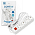 Удлинитель 4х7м с заземл. 16А IP20 3х1 с выкл. бел. DOMTOK 2501