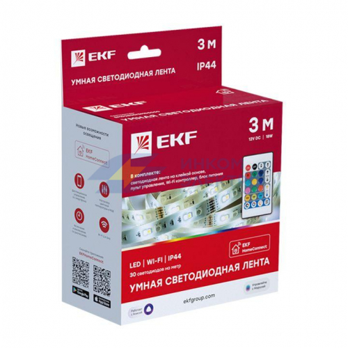 Лента светодиодная Умная Connect RGBW 3м EKF slswf-3-rgbw фото 2