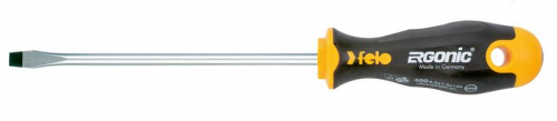 Отвертка Ergonic плоская шлицевая 6.5х1.2х150 Felo 40065510 Отвертка Ergonic плоская шлицевая 6.5х1.2х150 Felo 40065510