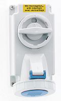 Розетка настенная 16А 3п 6ч 230В IP67 с блокировк. Quick-Connect Bals 160048