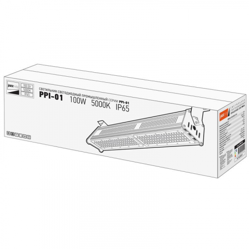 Светильник светодиодный PPI-01 100Вт 5000К IP65 230В 50Гц E new slim ДСП для высоких пролетов Pro+ JazzWay 5005495A фото 7