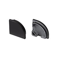 Заглушка SL-KANT-H20 BLACK глухая пластик (комплект) Arlight 049404
