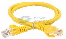 Патч-корд кат.5е UTP PVC 15м желт. ITK PC05-C5EU-15M