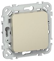 Выключатель 1-кл. СП FLITE ВС11-1-0-ФлШ 10А механизм шампань IEK FI-V10-0-10-1-K37