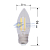 Лампа светодиодная филаментная 7.5Вт CN35 свеча прозрачная 4000К нейтр. бел. E27 600лм диммир. Rexant 604-090