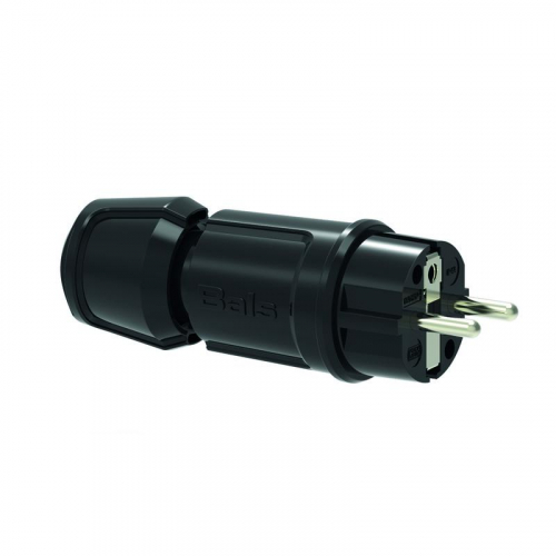 Вилка Schuko 16А 3п 2P+E 250В IP44 Multi-grip черн. Bals 7372 Вилка Schuko 16А 3п 2P+E 250В IP44 Multi-grip черн. Bals 7372