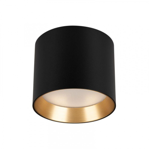 Светильник светодиодный SP-BISCOTTO-R90-8W Warm3300-MIX BK-GD 80deg 230В IP54 8Вт 3300К метал. Arlight 055025