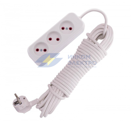 Удлинитель 3х10м без заземл. 16А IP20 Lila LEZARD 720-0310-303 Удлинитель 3х10м без заземл. 16А IP20 Lila LEZARD 720-0310-303