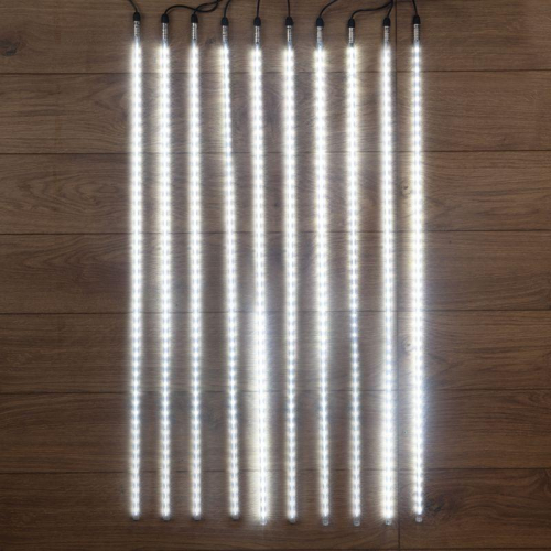 Гирлянда светодиодная "Тающие сосульки" 10шт х100см шаг 100см 960LED бел. 60Вт 24В IP67 соединяемая Neon-Night 256-429 Гирлянда светодиодная "Тающие сосульки" 10шт х100см шаг 100см 960LED бел. 60Вт 24В IP67 соединяемая Neon-Night 256-429