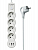 Удлинитель 4х3м с заземл. 10А IP20 USB type-Aх2 + type-C 2500Вт 220В ПВС 3х1 с выкл. бел. КОСМОС YKsm3m4g-Z-VU10А-W