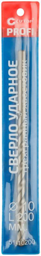 Сверло по бетону ударное ПРОФИ/Profi 10х200мм Cutop 51-10200 фото 3