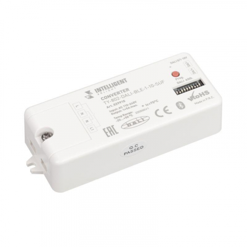 Конвертер TY-802-DALI-BLE-1-10-SUF (230В 10А DALI 0-10В) (IP20 пластик) INTELLIGENT ARLIGHT 029910