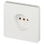 Розетка 1-м СП Style 7-201-01 16А IP20 250В 2P бел. Intro Б0060637