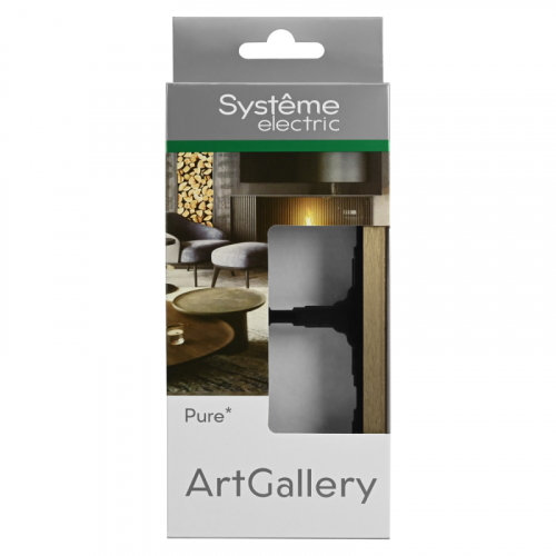 Рамка 2-м ArtGallery Pure метал. латунь SE GAL312202 фото 2