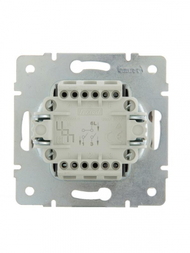 Выключатель 2-кл. СП Rain IP20 механизм бел. LEZARD 703-0288-101 фото 3 Выключатель 2-кл. СП Rain IP20 механизм бел. LEZARD 703-0288-101 фото 3