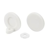 Заглушка MOONLIGHT-ROUND-30-CAP-SIDE-L-SET-WH пластик бел. (комплект) Arlight 051303