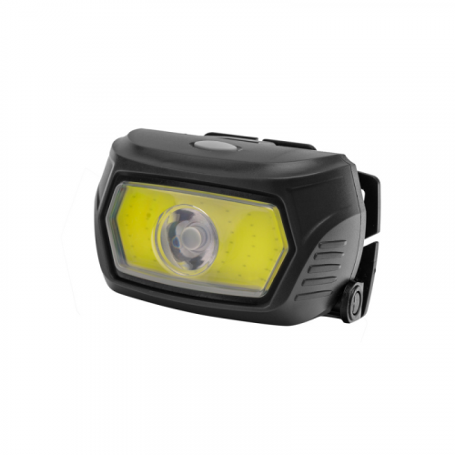 Фонарь налобный LED53413 аккум. 3.7В COB+LED 3Вт 3 реж. 3 x AAA Type-C блист карбон Camelion 15765 фото 3