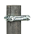 Подставка для молн. мачты 5-7м HZ EKF lp-04008
