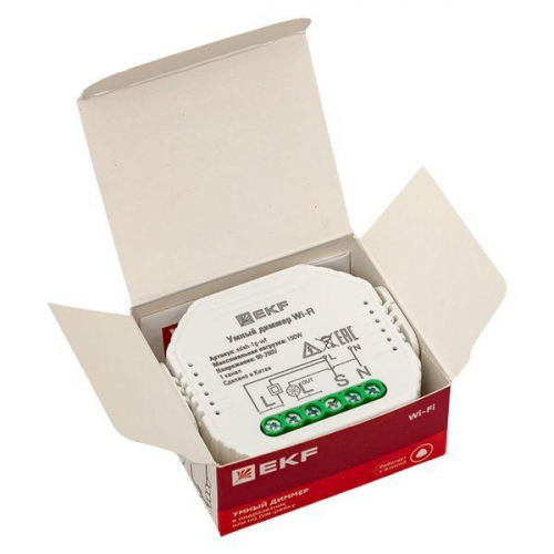 Диммер в подрозетник 1-канальный Умный Wi-Fi Connect EKF sdsh-1g-wf фото 5