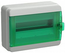 Корпус КМПн-12 TEKFOR IP65 зел. прозр. дверь пластик. IEK TF5-KP72-N-12-65-K03-K06