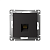 Розетка компьютерная AtlasDesign RJ45 кат.6A механизм карбон SE ATN001086