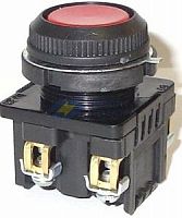 Выключатель кнопочный КЕ-181 У2 исп.2 1з+1р цилиндр IP54 10А 660В красн. Электротехник ET529367