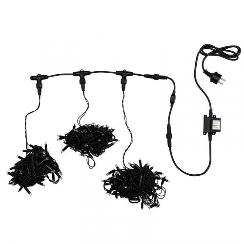 Гирлянда светодиодная "LED ClipLight" 3 нити х10м 198LED тепл. бел. 18Вт 24В IP65 Neon-Night 323-316 фото 5 Гирлянда светодиодная "LED ClipLight" 3 нити х10м 198LED тепл. бел. 18Вт 24В IP65 Neon-Night 323-316 фото 5