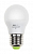 Лампа светодиодная PLED-ECO 5Вт G45 шар матовая 3000К тепл. бел. E27 400лм 230В 50Гц JazzWay 1036957A