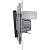 Переключатель 1-кл. Inspiria 10А IP44 250В 10AX механизм антрацит IEK 673673