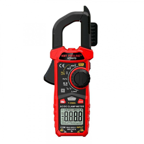 Клещи токовые цифровые KT 207D PROLINE КВТ 91920 Клещи токовые цифровые KT 207D PROLINE КВТ 91920